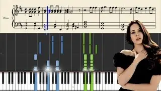 Lana Del Rey - High By The Beach - Piano Tutorial + Sheets