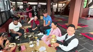 Newari Food at Newa Lahana, Kirtipur Kathmandu, Nepal Video.