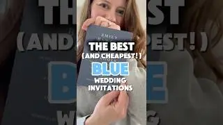 The Best Blue Wedding Invitations