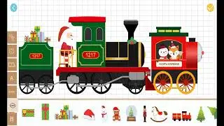 Labo Brick Train #931 Christmas Train