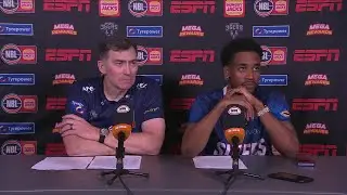 Mike Wells and Bryce Cotton press conference vs New Zealand Breakers - Round 18, NBL26