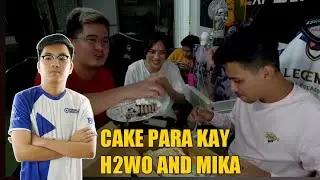 H2WO and Mika Niregaluhan sila ng Cake ng MIWO Official