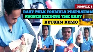 Baby Milk Formula Preparation | Proper Feeding the baby / Return Demo Caregiving Course