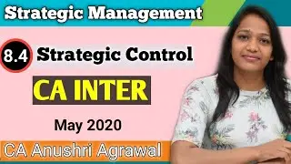 Chapter 8.4 ll Strategic Control ll SM for CA IPCC/INTER ll CA Anushri Agrawal