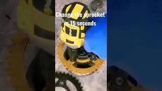 Yamaha lc 135 Change the sprocket in 15 seconds | impact wrech