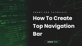 How To Create a Top Navigation Bar Using HTML & CSS