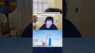 College Student Gets The Longest Blue Fish 😳🔥🐠 #viral #twitch