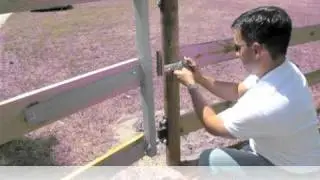 Installing the Mounting Brackets for an Estate Swing Classic