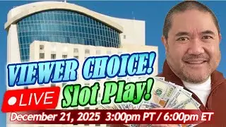 🛑 LIVE Slot Play! Viewer's Choice, First Time from Morongo casino! #liveslots #livecasino