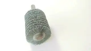 Nylon drill polishing abrasive brush