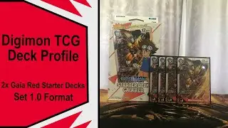 2x Gaia Red Deck Profile| Digimon TCG Set 1.0 Format