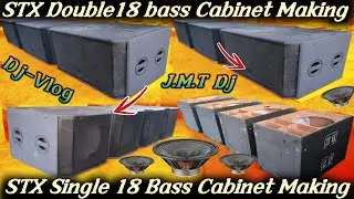 STX Double 18 Bass Cabinet Making||STX Single 18 Bass Cabinet Making