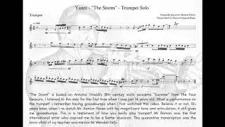 Ramon Flores's trumpet solo transcription on 