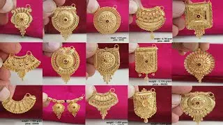 Latest Gold Mangalsutra Pendant with Beads Pipe Designs 2025 || new trending gold pendant designs ||