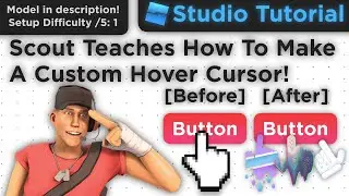 Quick Tutorial: Custom Hover Cursor / Mouse Tutorial by Scout [Model in Description] [Roblox Studio]
