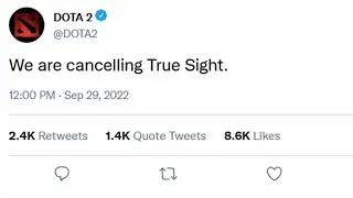 Why isn't Valve making True Sight Anymore?