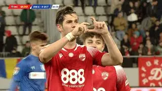 REZUMAT | Dinamo - Unirea Constanța 6-0. Show total pe teren și în tribune