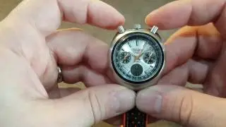 1976 Citizen Challenge Timer bullhead chronograph vintage watch