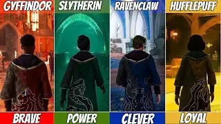 Hogwarts legacy: all 4 common rooms & Introduction with students 4k@TEZX_GAMING