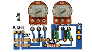 tone control volume dan bass