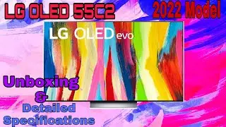 LG OLED C2 UNBOXING #oledtv #lgoledevo #LGC2 #55C2 #Oledunboxing