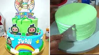 PASTEL DE COCOMELON | Cocomelon cake | bolo aniversario cocomelon