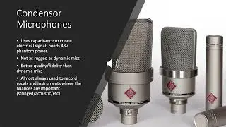 Basic Music Recording Studio Components