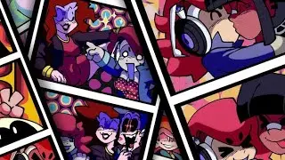 FNF - VINYL GIRL + Remixes (Back mod) | GAMEPLAY [HARD/GFC]