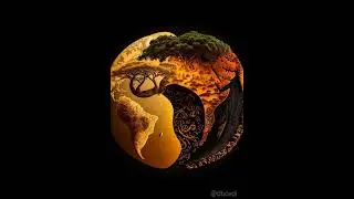 Series of African Yin Yang. #africa