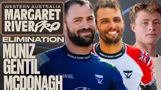 Alejo Muniz, Ian Gentil, Mikey McDonagh | Western Australia Margaret River Pro 2025 - Elimination