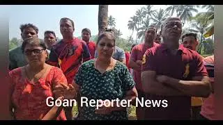 Goan Reporter: Locals of Arambol gathered and thanked the government yesterday for sealing the club