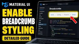 How to enable breadcrumb styling with Material UI - Detailed Guide