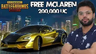 PUBG Mobile Sent Me 200,000 UC McLaren For FREE !!!