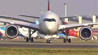 Airbus A350 VS Boeing 787 Dreamliner | Landing & Takeoff Comparison
