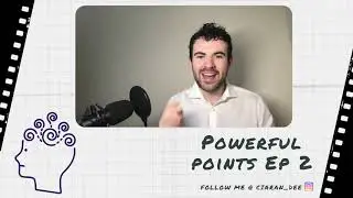 Powerful Points Ep2 - Success Book Summary Fun Takeaway - Goals Brian Tracy - with Ciaran Deeney