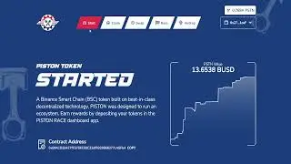 PISTON TOKEN IS GOING UP and VERY SUSTAINABLE!!!  😱😱😱