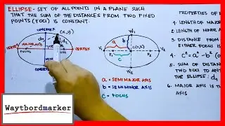 Ellipse Introduction : Ano-ano ang mga properties ng Ellipses? ( Detailed Discussion)