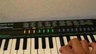 Casio SA-20 keyboard demo