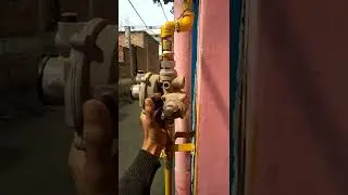 Gail GaS pipeline connection in Home kitchen smart city Parao Varanasi.Part-1