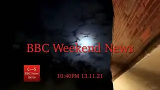 BBC Weekend News intro 10:40pm 13.11.21 - COP26 Climate Summit