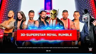 30-SuperStar ROYAL RUMBLE Match | WWE 2k25 