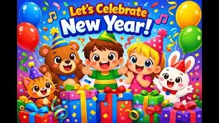 Let’s Celebrate New Year! 🎵 Kids Songs & Holiday Nursery Rhymes | BopBop Fun TV