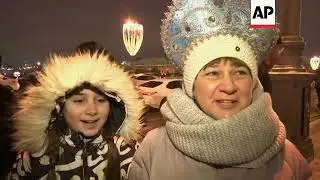 Fireworks over Red Square to welcome 2019