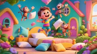 Monkeys in Trouble &ndash; Bedtime Bounce | Bouncy Bedtime Song for Kids | Laugh, Wiggle & Wind Down
