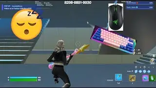 😴ASMR Fortnite Satisfying 💤 1V1 Piece control map📦 Drop carina Keyboard Sounds 165HZ 4K 60fps
