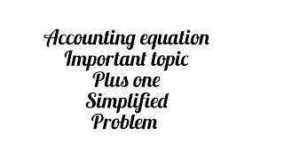 Accounting equation ✍️#accountingequation #commercesimplified #plusonefocusarea