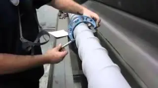 Measuring tungsten carbide coated feedscrew during coating application