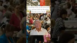 Standing in line #shorts #shopping #pricecheck #funny #meme