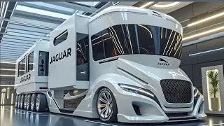 🚐✨ منزل جاكوار المتنقل الفاخر 2026 | عرض المنزل المتنقل الأبيض الفاخر VIP للمستقبل ✨🐆