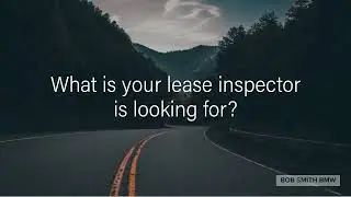 BMW Lease End Inspection